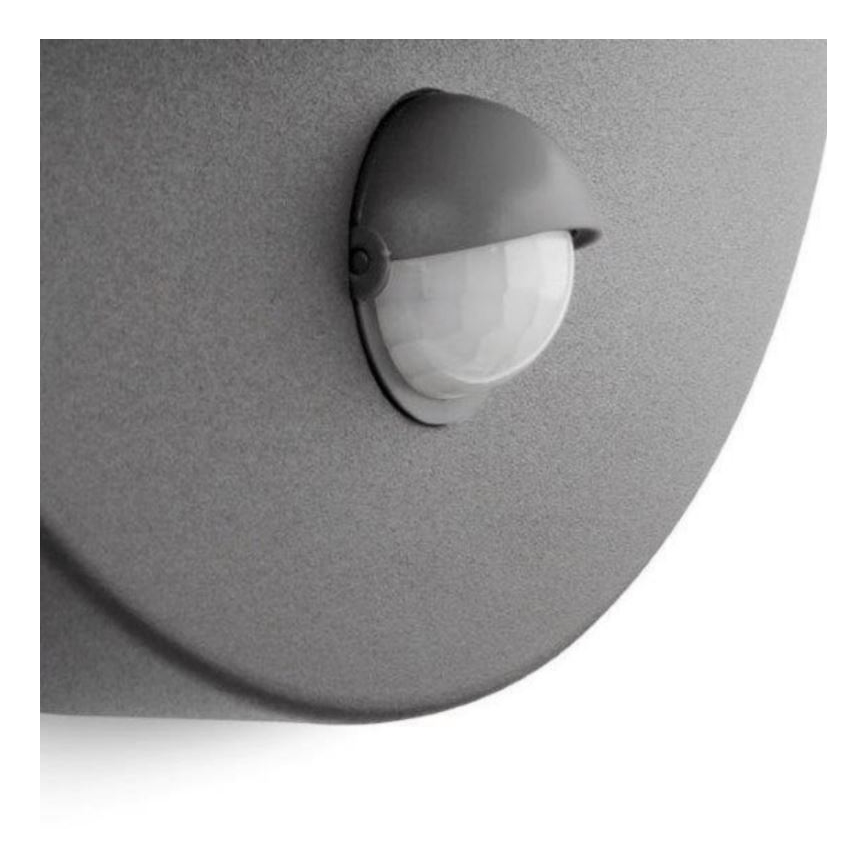 Philips - Наружный настенный светильник с датчиком JUNE 1xE27/12W/230V IP44