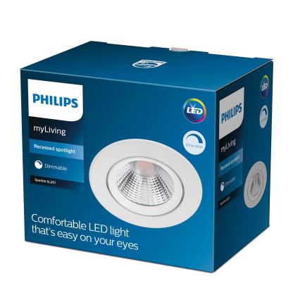 Philips - LED Димерний підвісний стельовий світильник LED/5,5W/230V 2700K