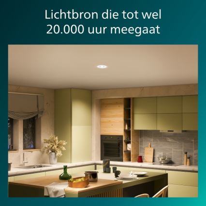 Philips - Диммируемый встраиваемый потолочный светильник CILANTRO LED/5W/230V 4000K белый