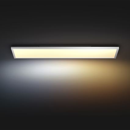 Philips - затемнюваний світлодіодний стельовий світильник Hue AURELLE LED/39W/230V 2200-6500K 120x30 cm білий