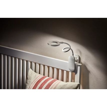 Philips - LED лампа з затискачем та регулюванням яскравості LED/5W/5V CRI 90
