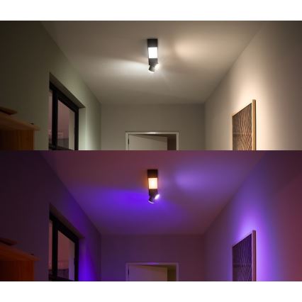 Philips - LED RGBW Точковий світильник з регулюванням яскравості Hue CENTRIS LED/11W/230V + 2xGU10/5,7W