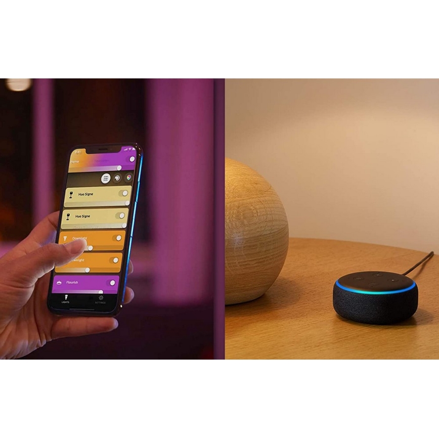 Philips - LED RGBW Точковий світильник з регулюванням яскравості Hue CENTRIS LED/11W/230V + 2xGU10/5,7W