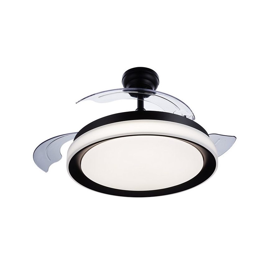 Philips - LED Люстра-вентилятор LED/35W/230V 5500/4000/2700K чорний + дистанційне керування