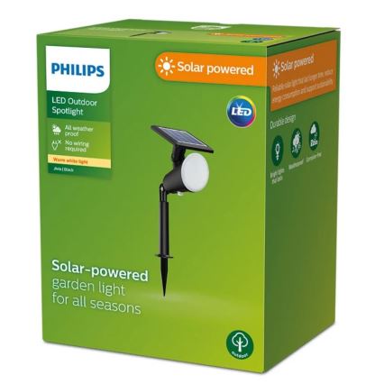 Philips - LED На сонячній батареї точковий світильник JIVIX LED/1,4W/3,7V 1800 mAh IP44