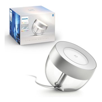 Philips - LED Настільна лампа Hue IRIS LED/10W/230V срібний