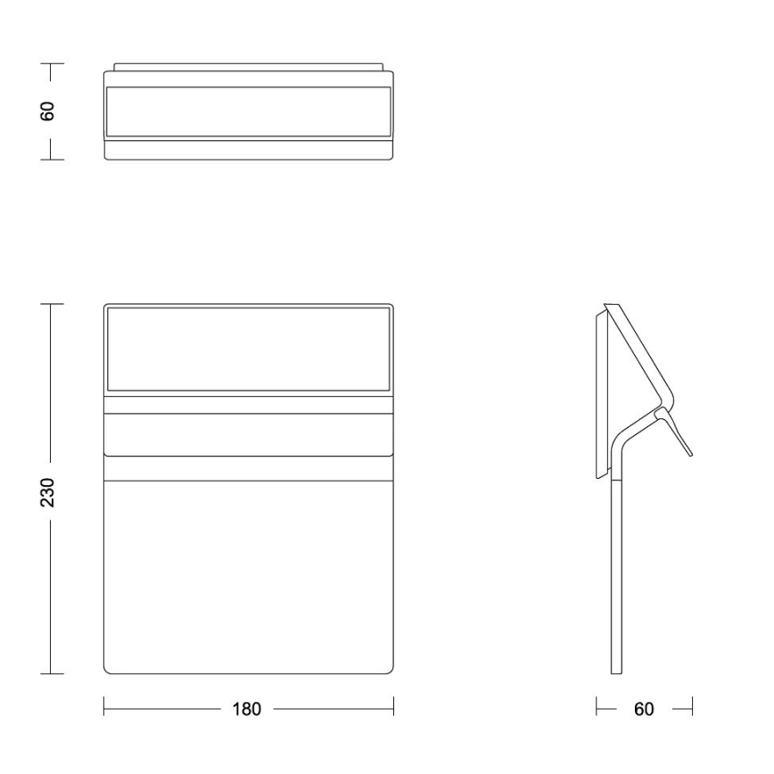 Philips - LED номер будинку на сонячній батареї ENKARA LED/0,2W/3,7V IP44