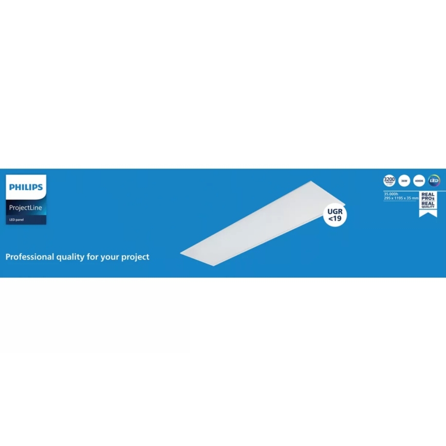 Philips - LED-панель для підвісної стелі PROJECTLINE LED/36W/230V 4000K 119x29,5 см