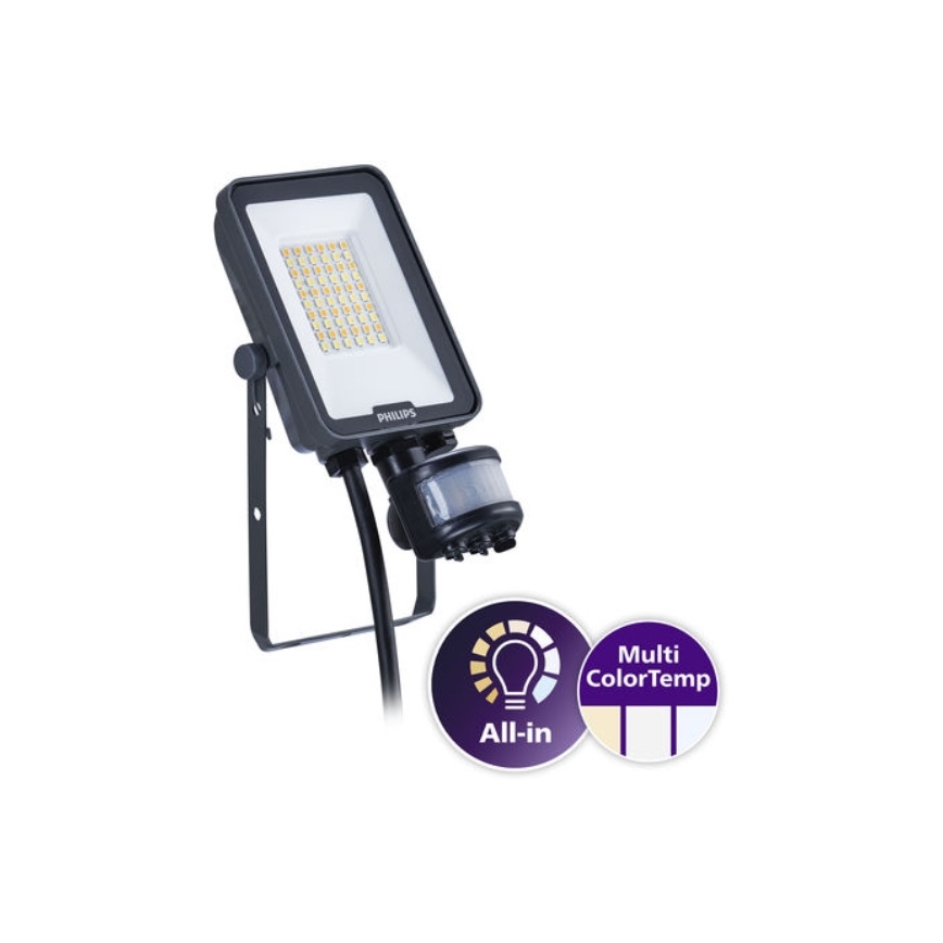 Philips - LED-прожектор с датчиком движения и датчиком сумерек LEDINAIRE ALL-IN LED/20W/230V 3000/4000/6500K IP65
