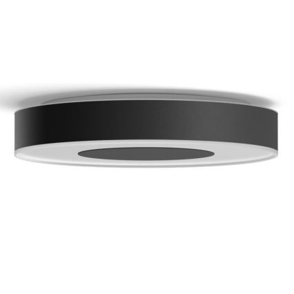 Philips - LED RGB диммируемый потолочный светильник Hue INFUSE, 52,5 Вт/230 В, 2000–6500 K, диаметр 425 мм, черный
