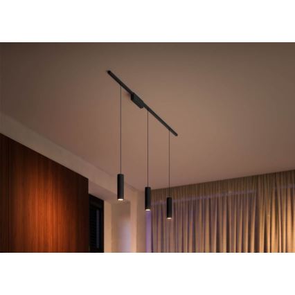 Philips - Підвісна LED RGB люстра з регулюванням яскравості для трекової системи Hue PERIFO LED RGB/5,2W/24V 2000-6500K