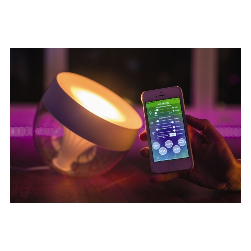 Philips - LED RGB Настільна лампа з регулюванням яскравості Hue IRIS LED/8,2W/230V 2000-6500K білий