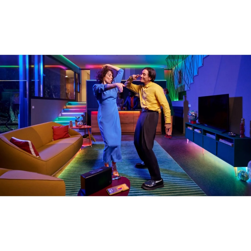 Philips -LED RGB стрічка SMART STRIP з регулюванням яскравості 15m LED/20W/230V 2200-6500K Wi-Fi
