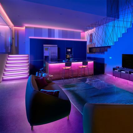 Philips - LED RGB стрічка з регульованою яскравістю SMART STRIP 5m LED/7W/230V 2200-6500K Wi-Fi