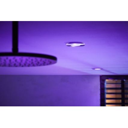 Philips - LED RGB Світильник для ванної з регулюванням яскравості Hue XAMENTO 1xGU10/5,7W/230V IP44 2000-6500K