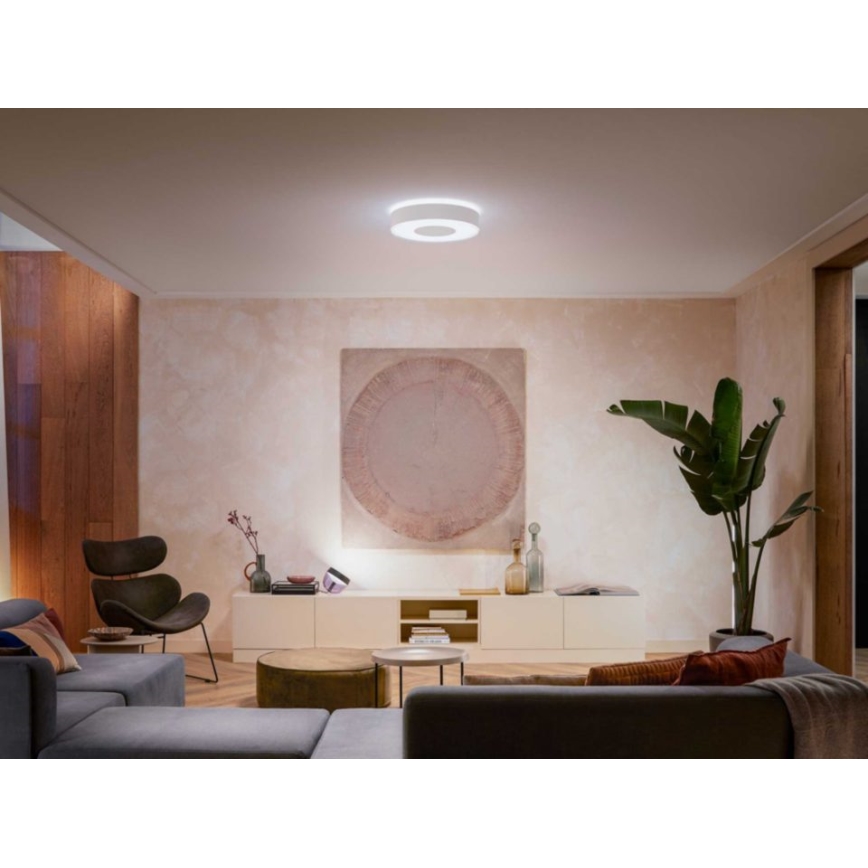 Philips - LED RGB Світильник для ванної з регулюванням яскравості Hue XAMENTO LED/33,5W/230V IP44 діаметр 381 мм 2000-6500K