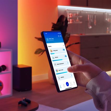 Philips - LED RGB+TW Димована настільна лампа SMART LED/9W/230V 2200-6500K Wi-Fi