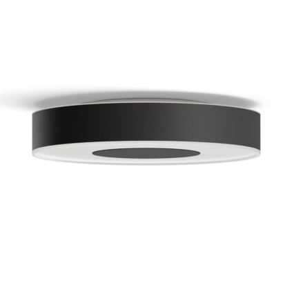 Philips - RGB LED стельовий світильник з регульованою яскравістю Hue INFUSE LED/33,5W/230V 2000-6500K діам. 381 мм чорний