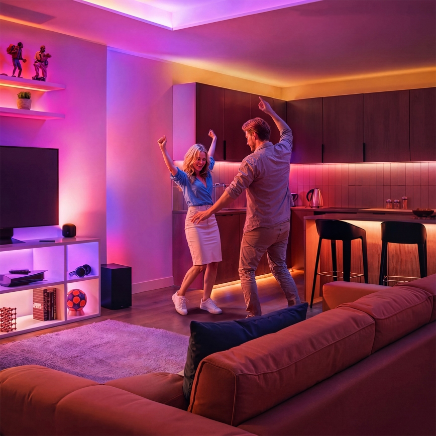 Philips - LED RGBIC диммируемая лента SMART STRIP 10 м LED/43 Вт/230 В 2700-6500 К Wi-Fi