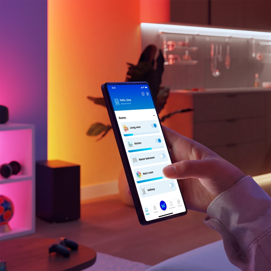 Philips - LED RGBIC диммируемая лента SMART STRIP 10 м LED/43 Вт/230 В 2700-6500 К Wi-Fi