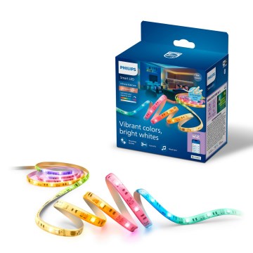 Philips - LED RGBIC диммируемая светодиодная лента SMART STRIP 3 м LED/13 Вт/230 В 2700-6500 К Wi-Fi
