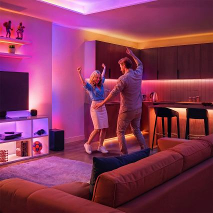 Philips - RGBIC LED-стрічка з регульованою яскравістю SMART STRIP 3m LED/13W/230V 2700-6500K Wi-Fi