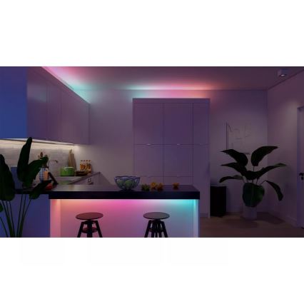 Philips - диммируемая светодиодная RGBW лента Hue ESSENTIAL White And Color Ambiance 5m LED/19W/230V 2200-6500K