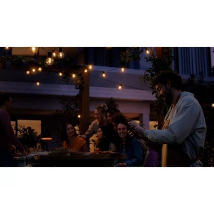 Philips - LED RGBW диммируемая уличная гирлянда Hue FESTAVIA 20xLED 14m IP65
