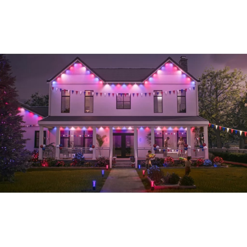 Philips - LED RGBW диммируемая уличная гирлянда Hue FESTAVIA 32xLED 18m 1000-20000K IP65