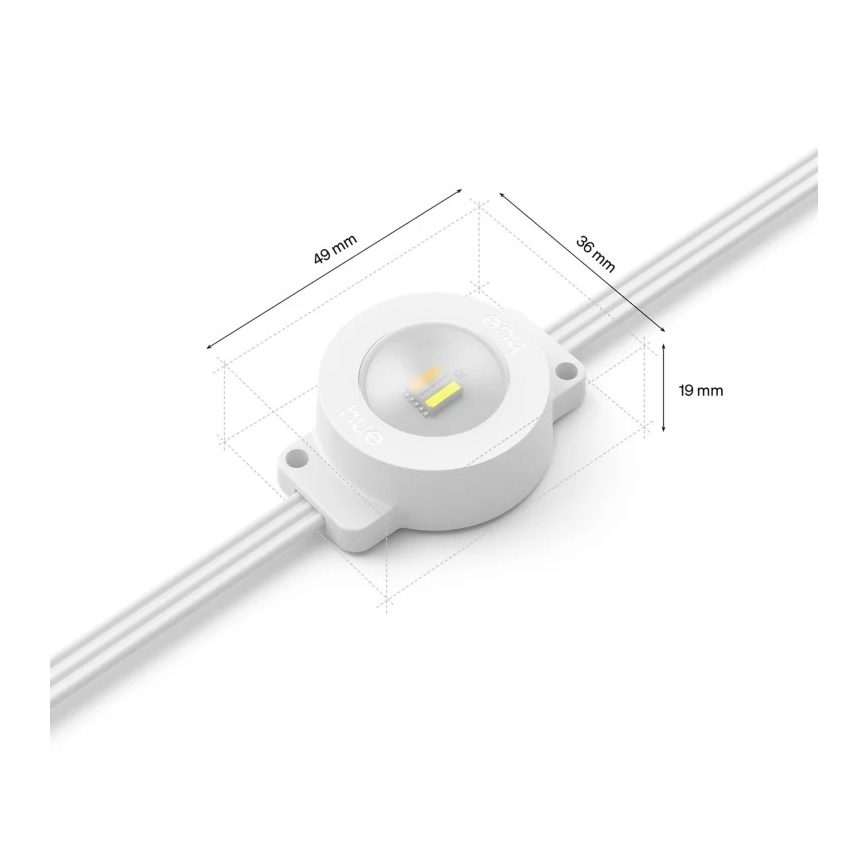 Philips - LED RGBW диммируемая уличная гирлянда Hue FESTAVIA 32xLED 18m 1000-20000K IP65