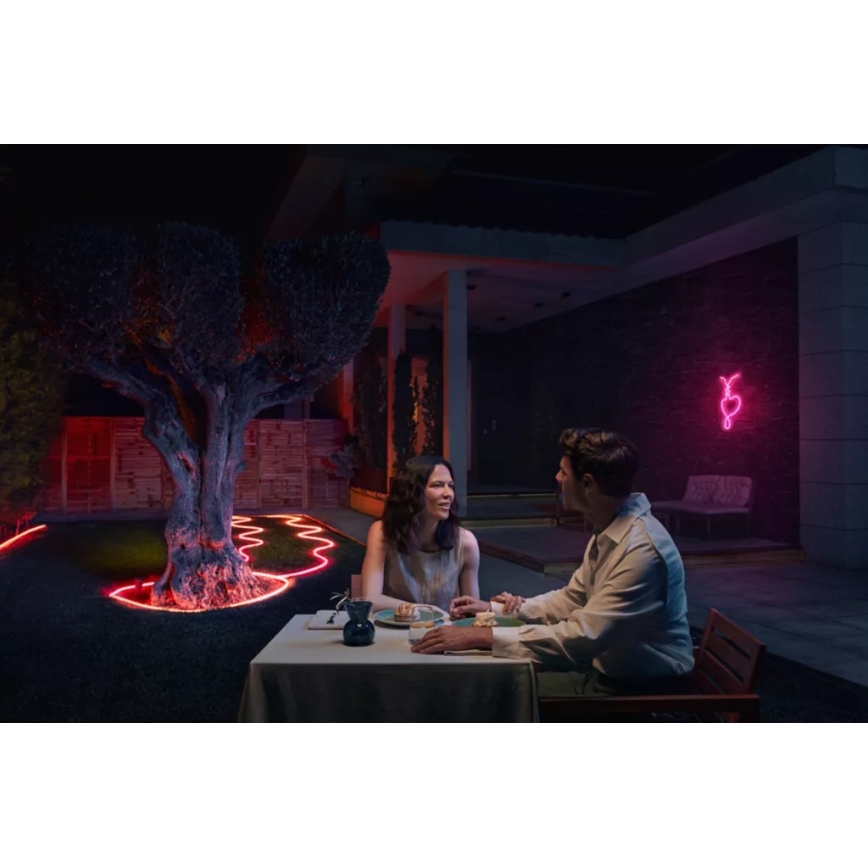 Philips - RGBW LED диммируемая наружная лента Hue NEON 10м LED/30Вт/230В 2200-6500К IP67