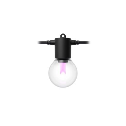Philips - LED RGBW диммируемая уличная гирлянда Hue FESTAVIA 20xLED 14m IP65