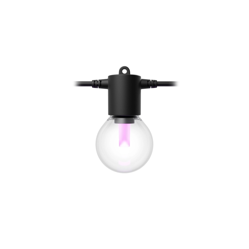 Philips - LED RGBW диммируемая уличная гирлянда Hue FESTAVIA 20xLED 14m IP65