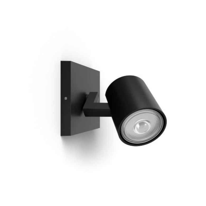 Philips - LED RGBW диммируемый точечный светильник RUNNER 1x GU10/6,5 Вт/230 В 2700–6500 К черный