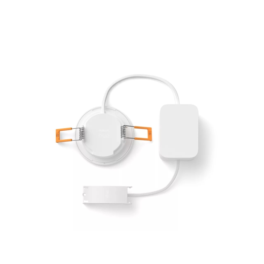 Philips - LED RGBW Диммируемый встраиваемый потолочный светильник для ванной Hue SLIM LED/8,3W/230V 1000-20000K белый IP44