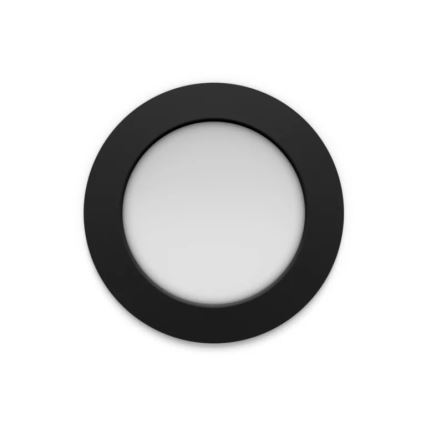 Philips - LED RGBW димований вбудований стельовий світильник для ванної кімнати Hue SLIM LED/12W/230V 1000-20000K чорний IP44