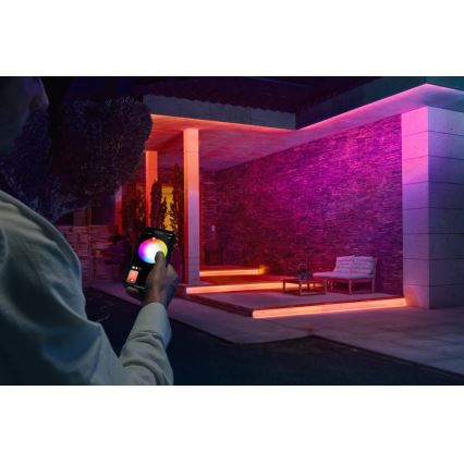 Philips - LED RGBW затемнювана зовнішня стрічка Hue FLUX 5m LED/30W/230V 2200-6500K IP67