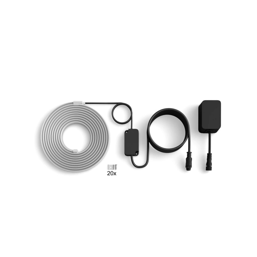 Philips - LED RGBW затемнювана зовнішня стрічка Hue FLUX 5m LED/30W/230V 2200-6500K IP67