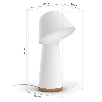 Philips - LED RGBW Настільна лампа з регулюванням яскравості Hue TWILIGHT LED/13,4W/230V 2000-6500K