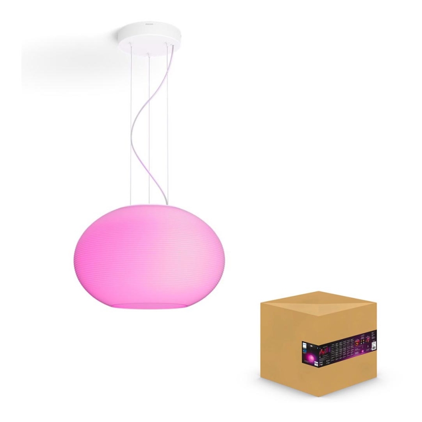 Philips - LED RGBW Підвісна люстра з регулюванням яскравості Hue FLOURISH LED/39W/230V