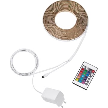 Philips - LED RGBW Регулируемая лента 5м LED/12W/230V + Дистанционный пульт