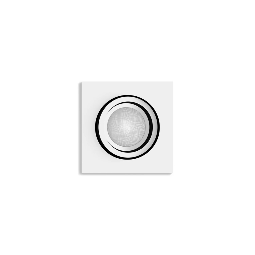 Philips - LED RGBW Стельовий вбудований світильник з регулюванням яскравості Hue CENTURA 1xGU10/4,2W/230V 2000-6500K