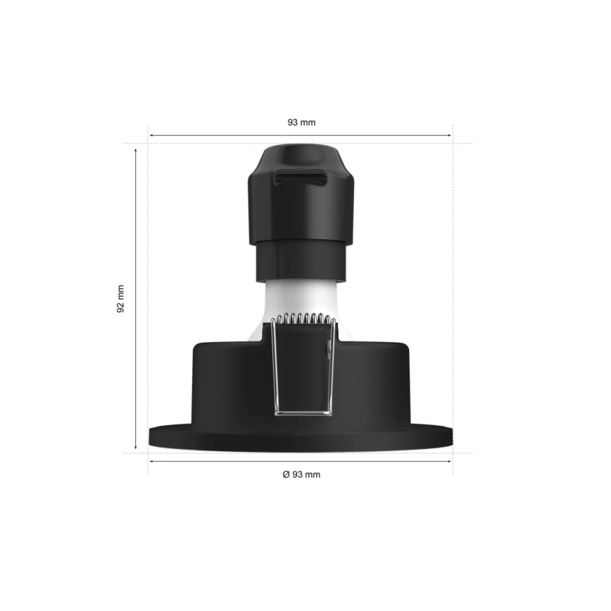 Philips - LED RGBW Вбудований стельовий світильник для ванної з регулюванням яскравості Hue XAMENTO 1xGU10/4,2W/230V 2000-6500K IP44