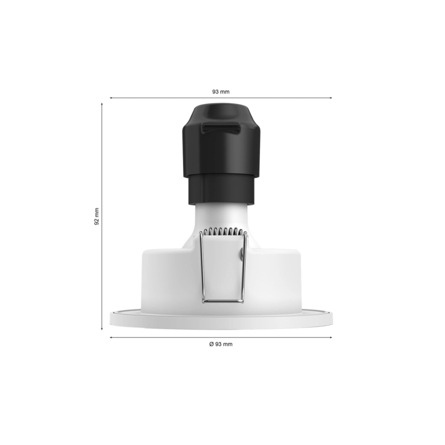 Philips - LED RGBW Вбудований стельовий світильник для ванної з регулюванням яскравості Hue XAMENTO 1xGU10/4,2W/230V 2000-6500K IP44