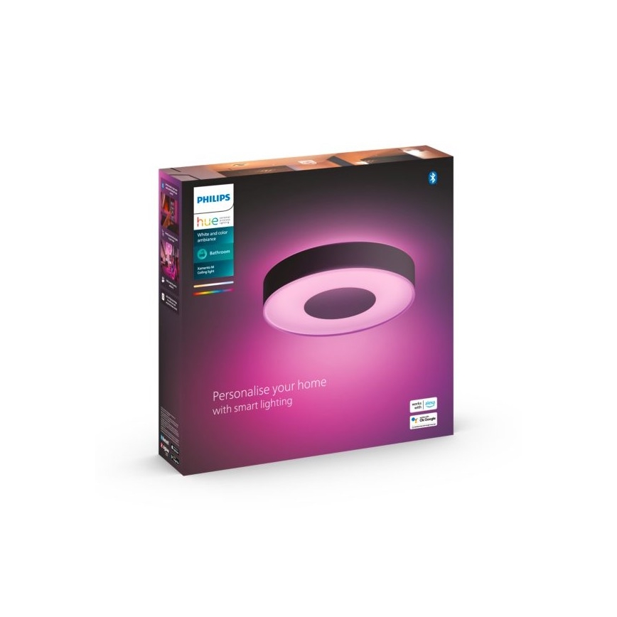 Philips - LED RGBW Світильник для ванної з регулюванням яскравості Hue XAMENTO LED/33,5W/230V IP44 ⌀ 381 мм 2000-6500K