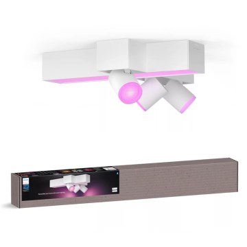 Philips - LED RGBW Точковий світильник з регулюванням яскравості Hue CENTRIS 3xGU10/4,2W/230V + LED/11W 2000-6500K