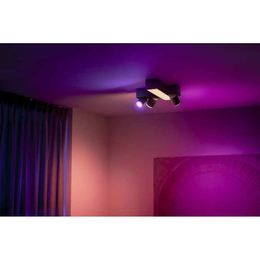 Philips - LED RGBW Точковий світильник з регулюванням яскравості Hue CENTRIS LED/25W/230V + 3xGU10/5,7W