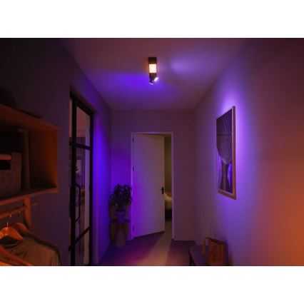 Philips - LED RGBW Точковий світильник з регулюванням яскравості Hue CENTRIS 2xGU10/4,2W/230V + LED/11W 2000-6500K