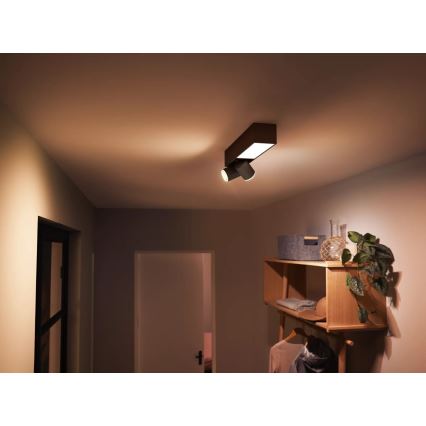 Philips - LED RGBW Точковий світильник з регулюванням яскравості Hue CENTRIS 2xGU10/4,2W/230V + LED/11W 2000-6500K
