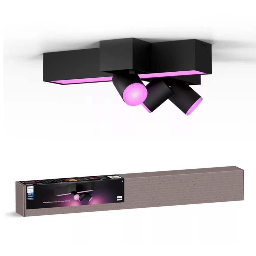 Philips - LED RGBW Точковий світильник з регулюванням яскравості Hue CENTRIS 3xGU10/4,2W/230V + LED/11W 2000-6500K
